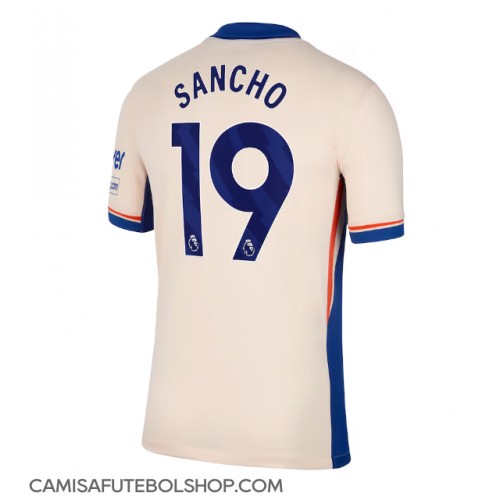 Camisa de time de futebol Chelsea Jadon Sancho #19 Replicas 2º Equipamento 2024-25 Manga Curta